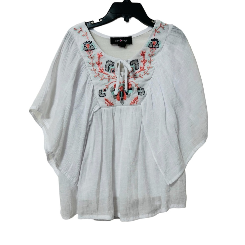 Amy Byer Girls Size 7/8 Short Sleeve Shirt - Picture 1 of 5